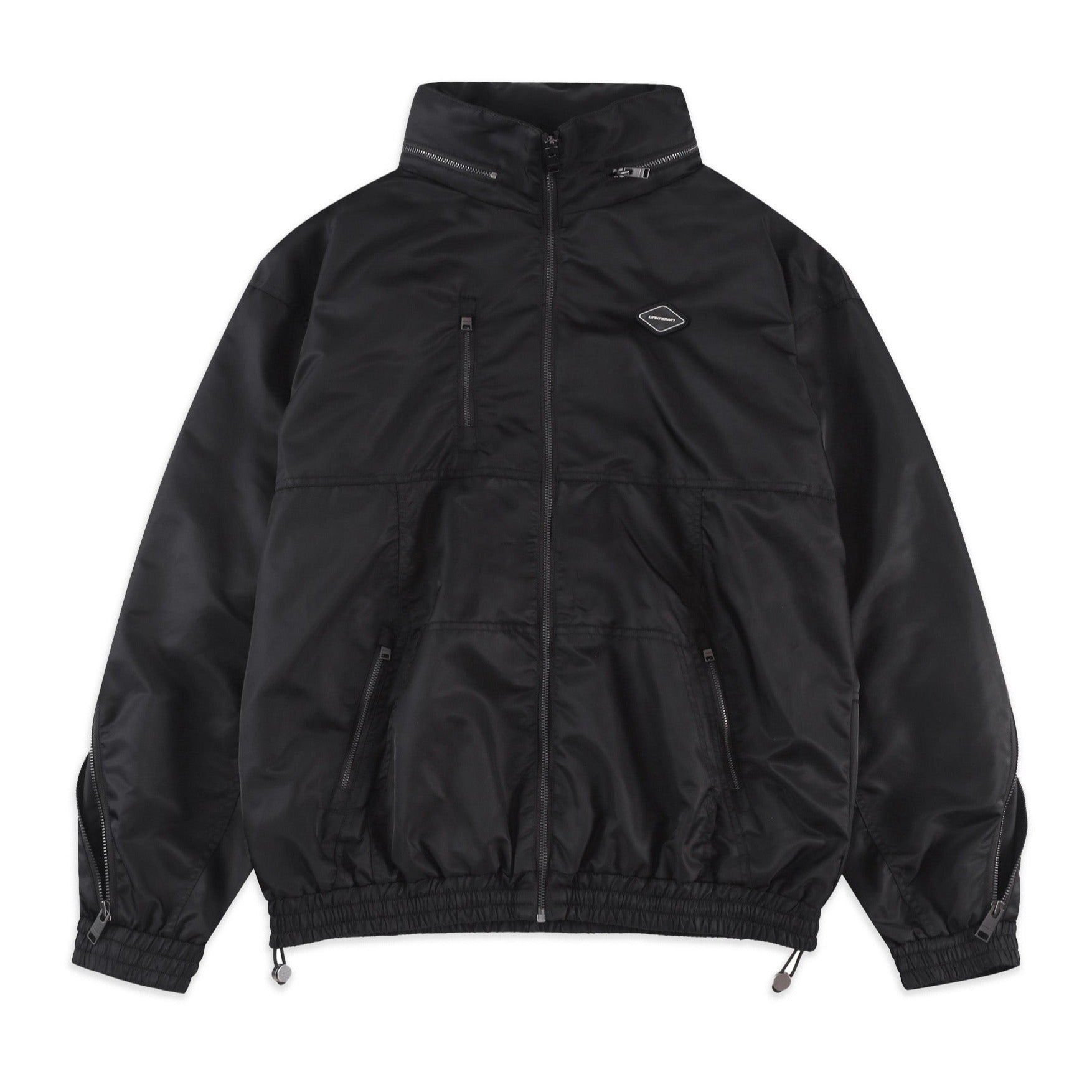 BLACKOUT NYLON TRACK JACKET – Unknown London