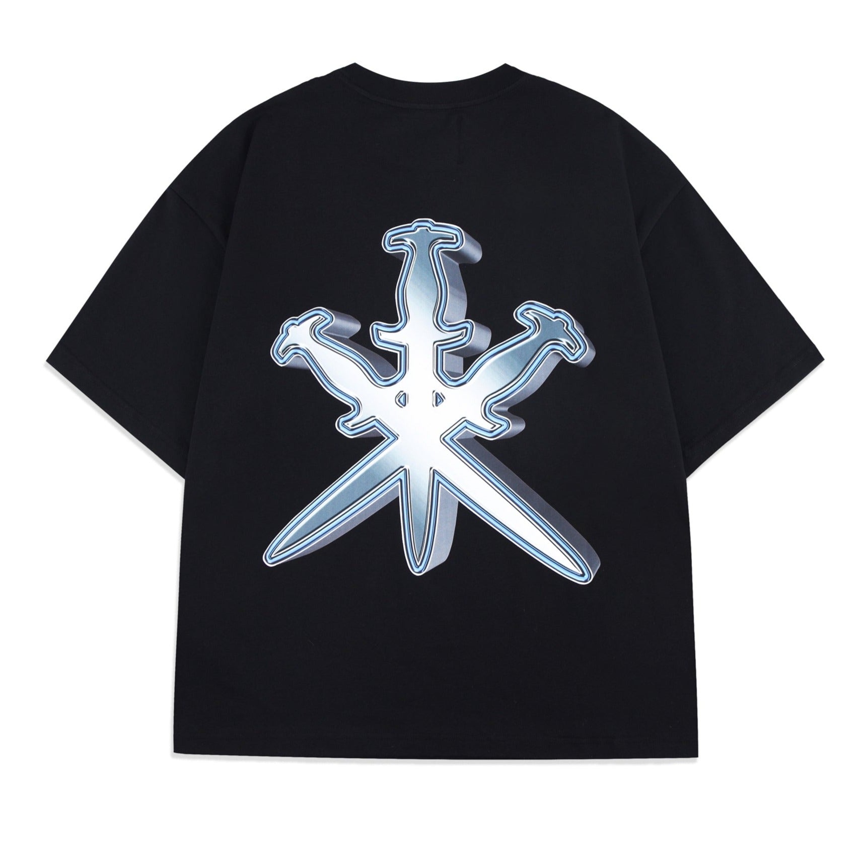 BLACK CHROME DAGGER TEE