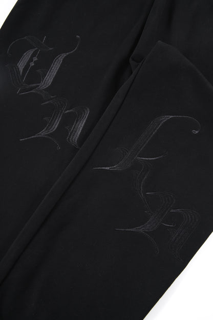 BLACKOUT WRAP EMBROIDERY JOGGERS