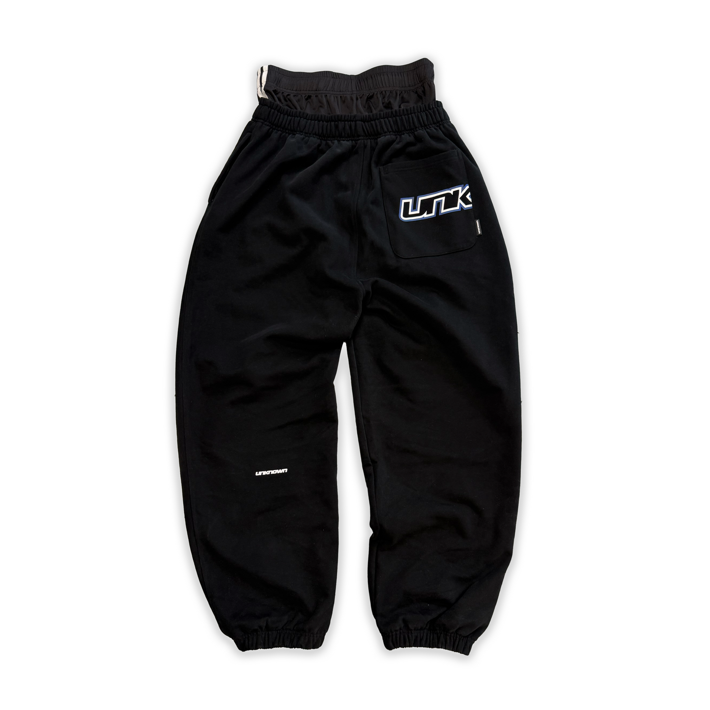 SAMPLE FOOTIE SHORT JOGGERS - BLACK