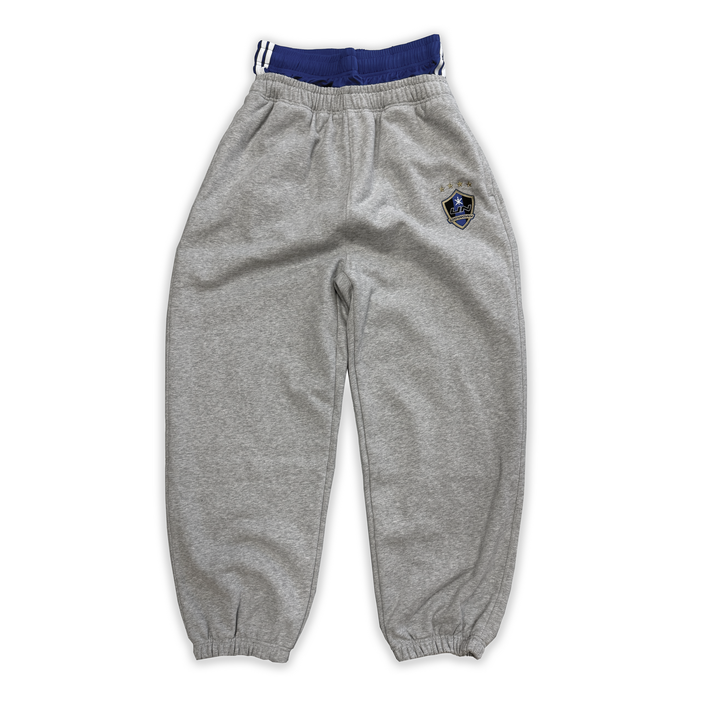 SAMPLE FOOTIE SHORT JOGGERS - GREY