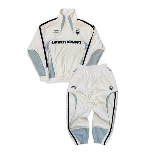 SAMPLE WHITE FOOTIE TRACKSUIT RAFFLE