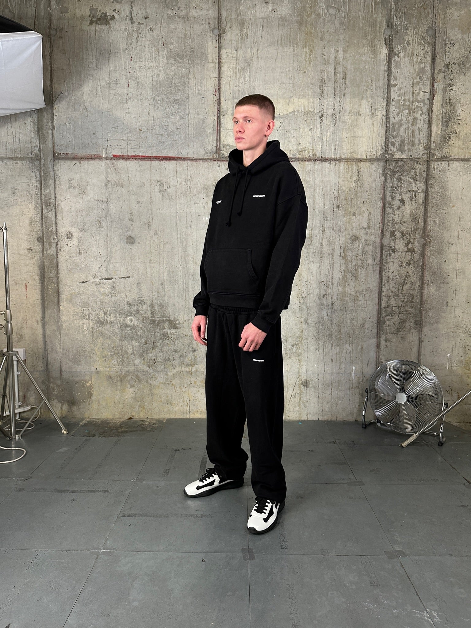 Black store uniform joggers