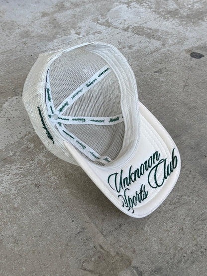 CREAM MESH CAP