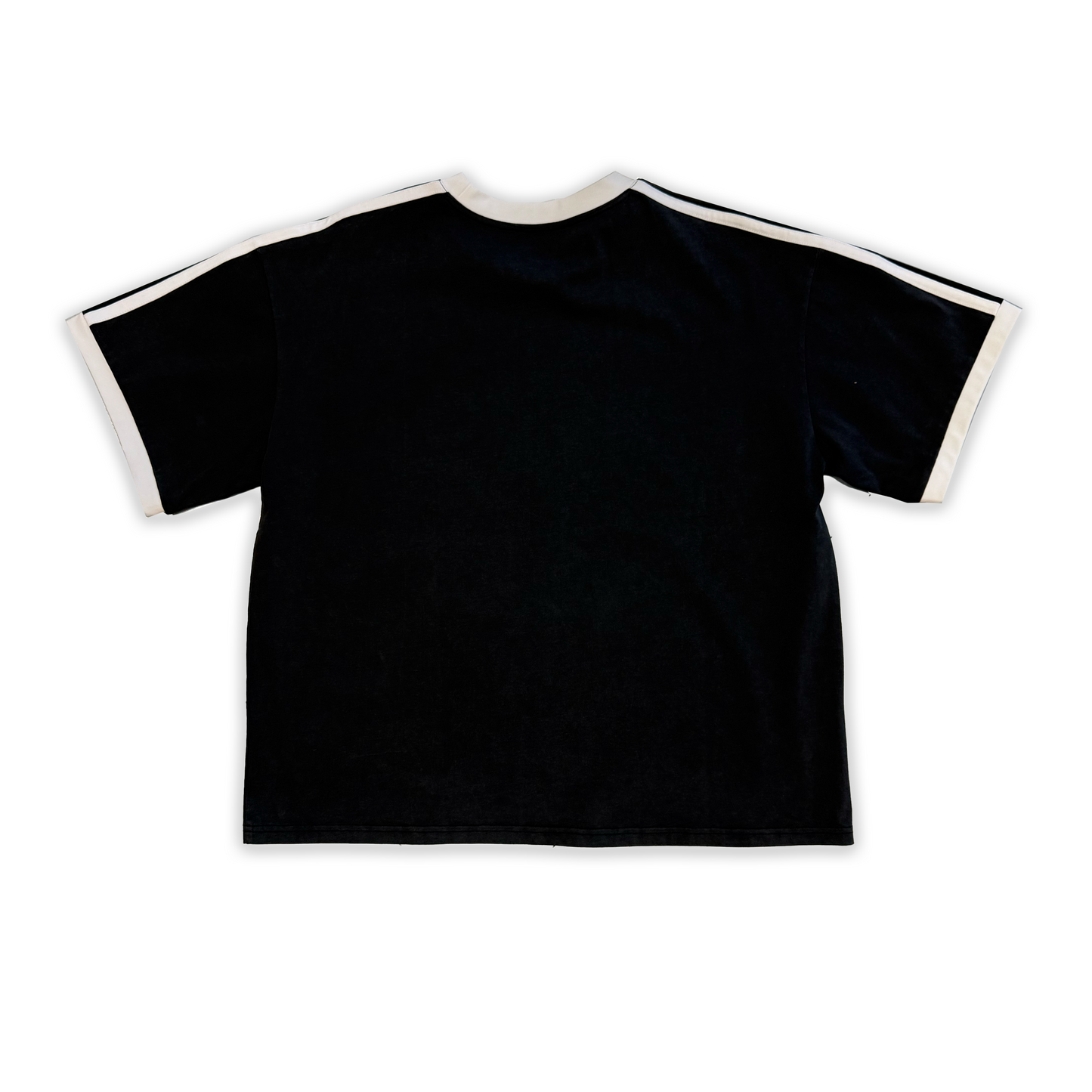 SAMPLE STRIPED COLLEGE TEE
