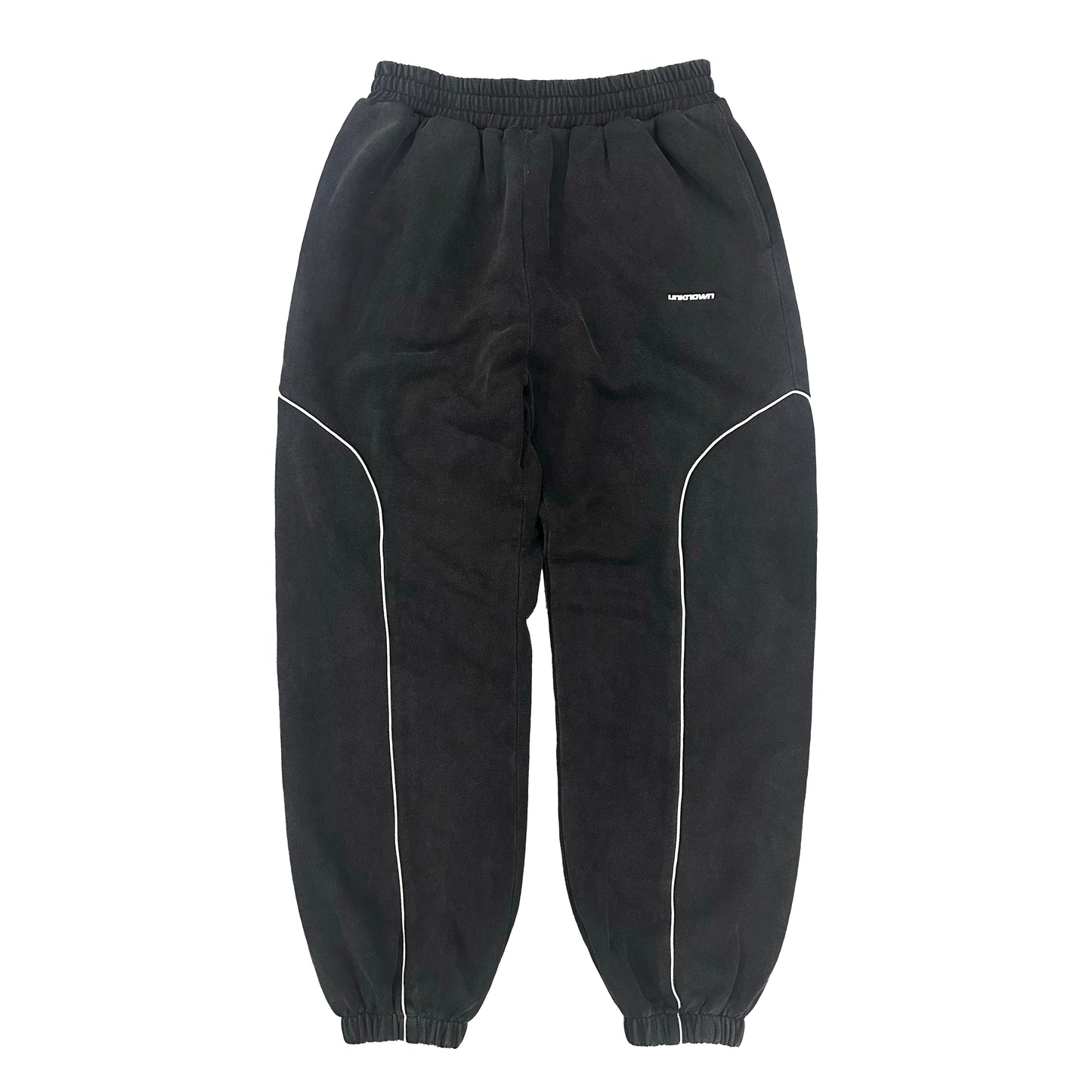 BLACK SPORT PIPING BAGGY JOGGERS
