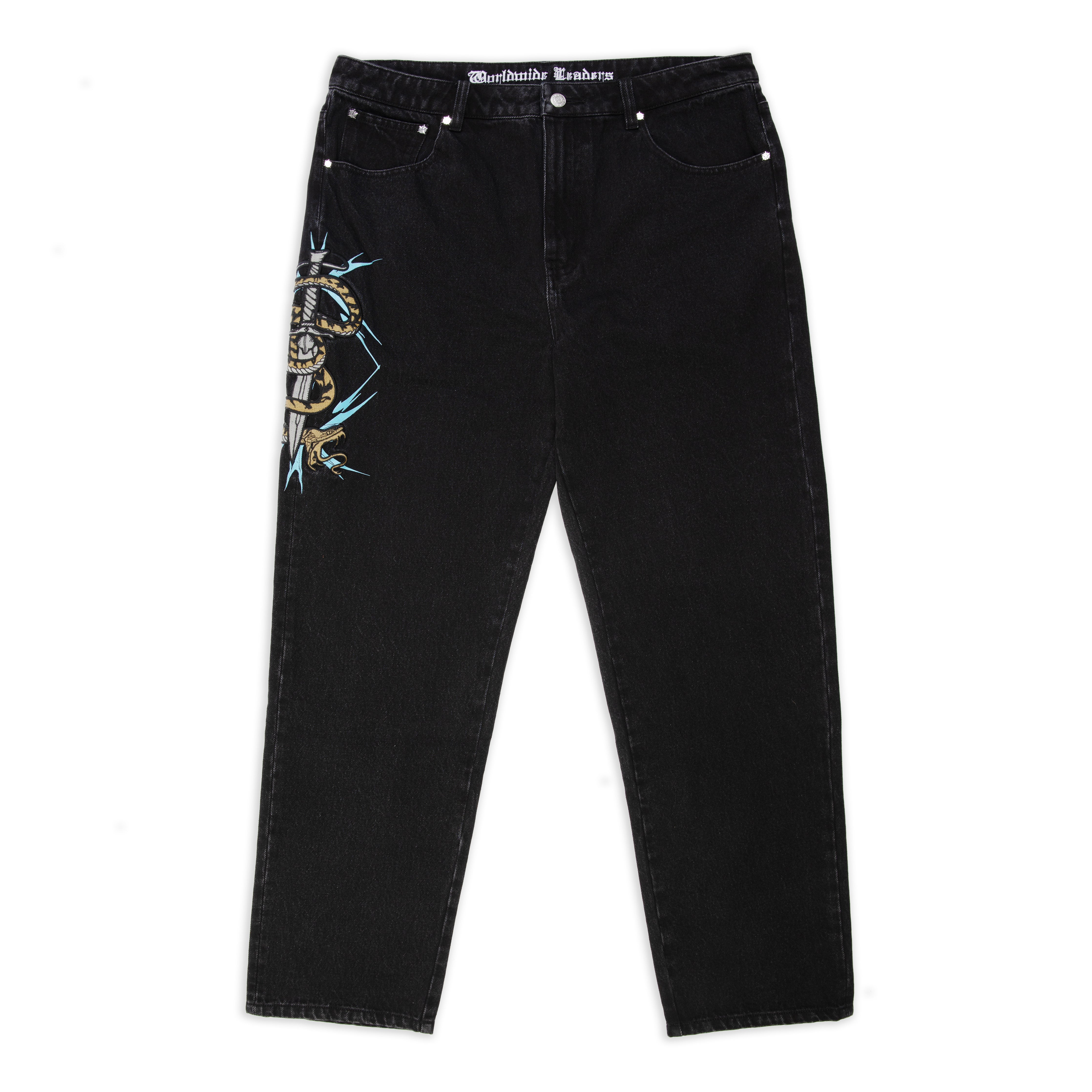 Off white embroidered on sale jeans