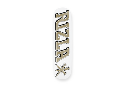 Rizla x Unknown Skate Deck - White