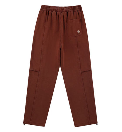 PANELLED BROWN  JOGGERS