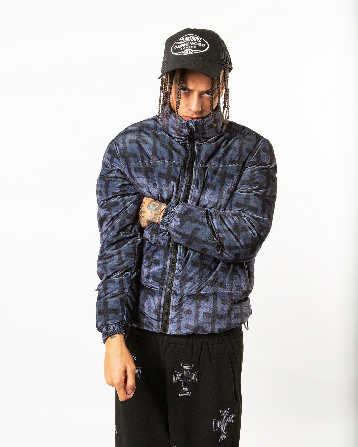 SAMPLE Velour Puffer