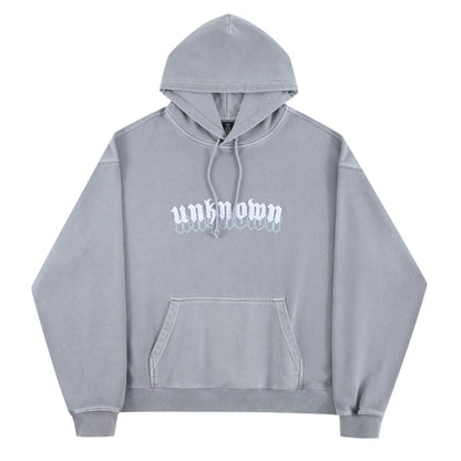 STONEWASHED LOGO HOODIE