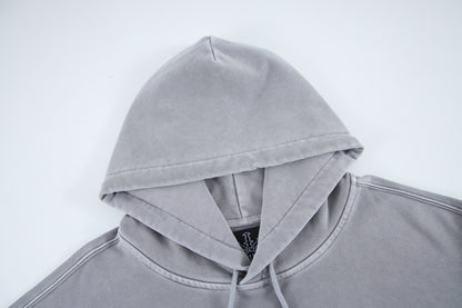 STONEWASHED LOGO HOODIE