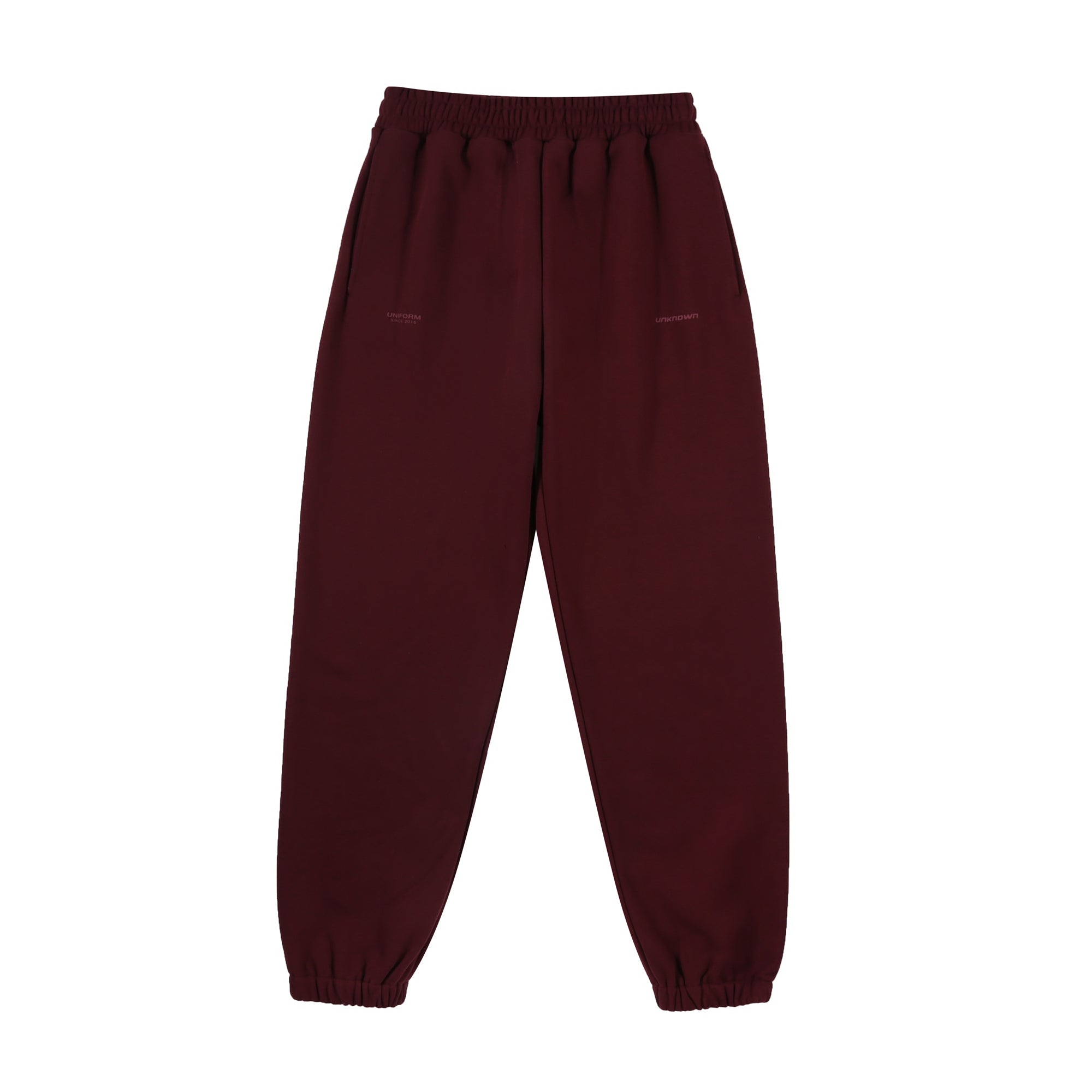 DARK RED UNIFORM JOGGER – Unknown London