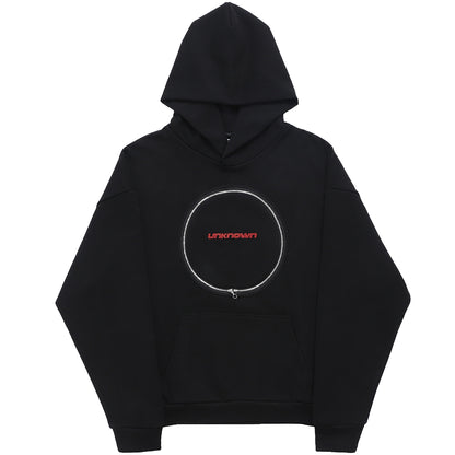 SAMPLE Rhinestone Ribcage Hoodie