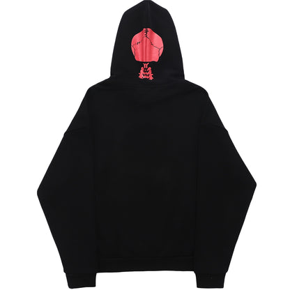 SAMPLE Rhinestone Ribcage Hoodie